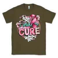 Army Green find a cure cancer awareness Classic Tee - CowGirlArtShop
