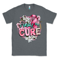 Charcoal Heather find a cure cancer awareness Classic Tee - CowGirlArtShop