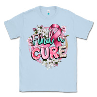 Dusty Blue find a cure cancer awareness Classic Tee - CowGirlArtShop