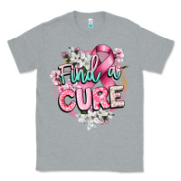 Heather Grey find a cure cancer awareness Classic Tee - CowGirlArtShop