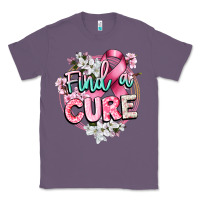 Lavender find a cure cancer awareness Classic Tee - CowGirlArtShop