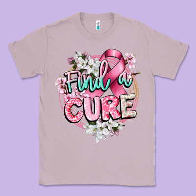 Find A Cure Cancer Awareness Classic Tee Designed By Cowgirlartshop