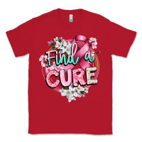 Red find a cure cancer awareness Classic Tee - CowGirlArtShop