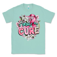 Seafoam find a cure cancer awareness Classic Tee - CowGirlArtShop