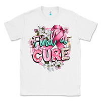 White find a cure cancer awareness Classic Tee - CowGirlArtShop