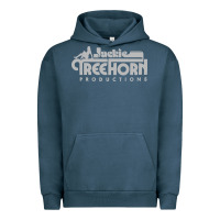 Pigment Midnight Navy jackie treehorn productions Urban Hoodie - DesigneFamous