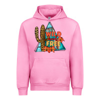 Fuchsia Pink Wıld and Free Urban Hoodie - JahusDesignShop