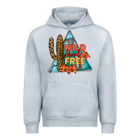 Heather Grey Wıld and Free Urban Hoodie - JahusDesignShop