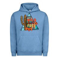 Pigment Pebble Blue Wıld and Free Urban Hoodie - JahusDesignShop