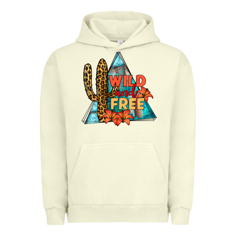 Wıld And Free Urban Hoodie by JahusDesignShop | Teevron