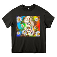 Asphalt be you with daisies Heavy Core Tee - TumblerDesignByShophia