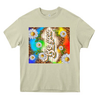 Mossy be you with daisies Heavy Core Tee - TumblerDesignByShophia