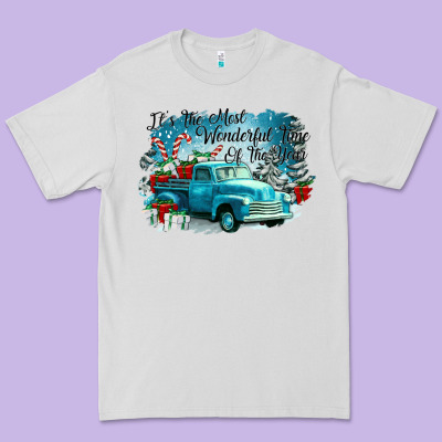 Its The Wonderful Time Of The Year Truck Premium Tee Designed By Cowgirlartshop