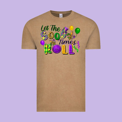Let The Good Times Roll Vintage Tee Designed By Fadigitalartstudio