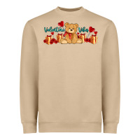 Mushroom valentines vibes with gifts and bear Heavyweight Sweatshirt - AdoDesignShop