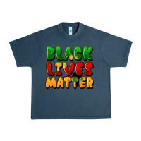 Midnight Navy black lives matter Urban Heavy Tee - FaDigitalArtStudio