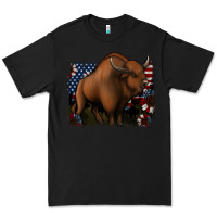 Black American Bison Premium Tee - Jasminsmagicworld