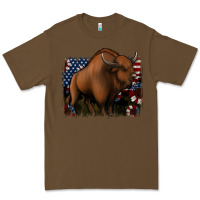 Cacao American Bison Premium Tee - Jasminsmagicworld