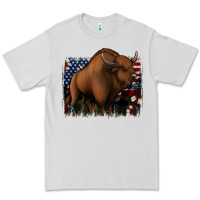 Dove Grey American Bison Premium Tee - Jasminsmagicworld
