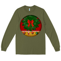 Army Green christmas Long Sleeve Tee - BundleAndBundleShop
