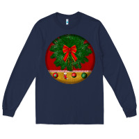 Navy christmas Long Sleeve Tee - BundleAndBundleShop