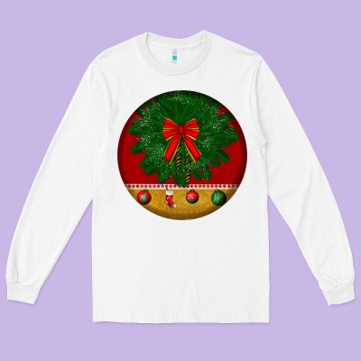 Christmas Long Sleeve Tee Designed By Bundleandbundleshop