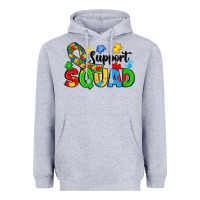 Heather Grey support squad Heavyweight Hoodie - JahusDesignShop