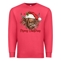 Cardinal mooey christmas cow Premium Sweatshirt - JahusDesignShop
