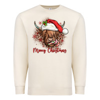 Sandshell mooey christmas cow Premium Sweatshirt - JahusDesignShop