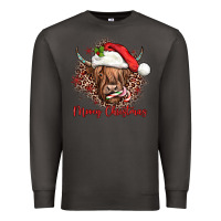 Smoke mooey christmas cow Premium Sweatshirt - JahusDesignShop