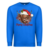True Royal mooey christmas cow Premium Sweatshirt - JahusDesignShop