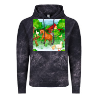 Cloud Black farm life seamless pattern Vintage Hoodie - FaDigitalArtStudio