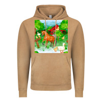 Vintage Camel farm life seamless pattern Vintage Hoodie - FaDigitalArtStudio