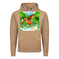 Vintage Coffee farm life seamless pattern Vintage Hoodie - FaDigitalArtStudio