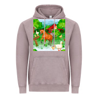 Vintage Zinc farm life seamless pattern Vintage Hoodie - FaDigitalArtStudio
