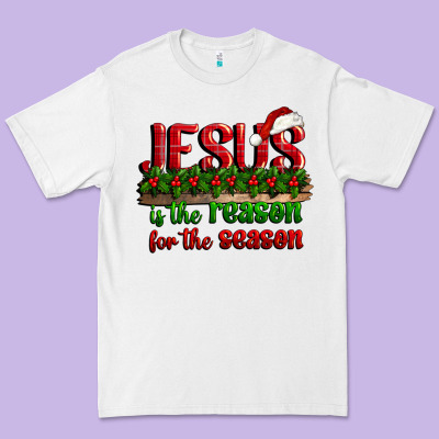 Jesus Is The Reason For The Season Premium Tee Designed By Cowgirlartshop