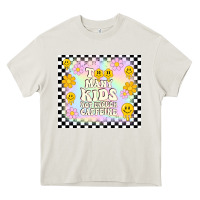 Cream too many kids not enough caffeine Heavy Core Tee - TumblerDesignByShophia