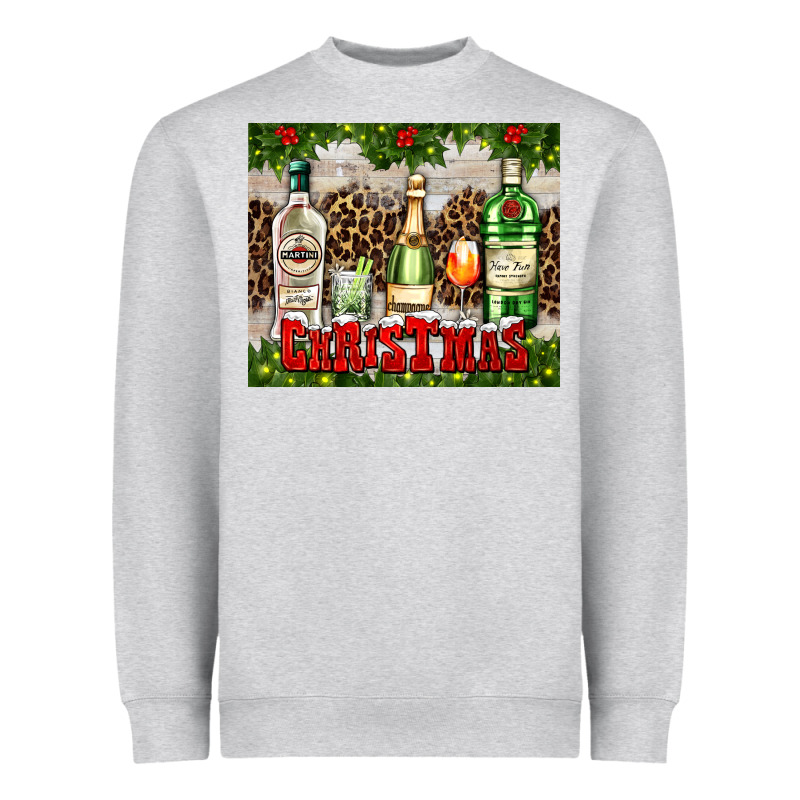 Christmas Cocktail Party Heavyweight Sweatshirt by AdoDesignShop | Teevron