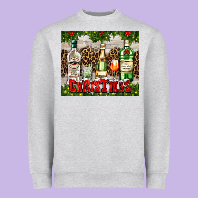 Christmas Cocktail Party Heavyweight Sweatshirt Designed By Adodesignshop