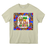 Mossy Dia de los muertos Heavy Core Tee - RanaPortraitStore