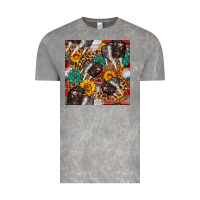 Cloud Rock baby hampshire pig sunflowers seamless pattern Vintage Tee - FaDigitalArtStudio
