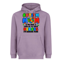 Lavender autism mom some people look up to their heroes i'm Heavyweight Hoodie - JahusDesignShop