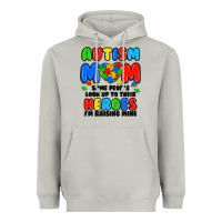 Moon Dust autism mom some people look up to their heroes i'm Heavyweight Hoodie - JahusDesignShop