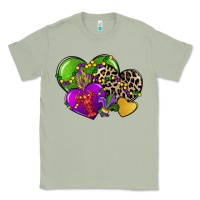 Matcha mardi gras hearts Classic Tee - CowGirlArtShop