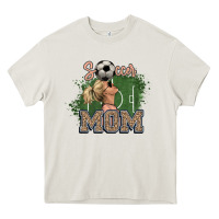 Cream Soccer Mom Heavy Core Tee - HowdyJamesFarm