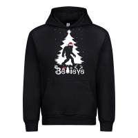 Black bigfoot christmas shirt Urban Hoodie - DesigneFamous