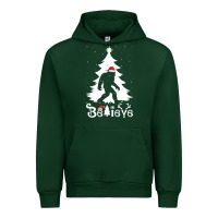 Forest Green bigfoot christmas shirt Urban Hoodie - DesigneFamous