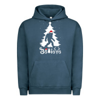 Pigment Midnight Navy bigfoot christmas shirt Urban Hoodie - DesigneFamous
