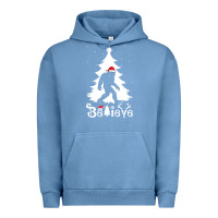 Pigment Pebble Blue bigfoot christmas shirt Urban Hoodie - DesigneFamous