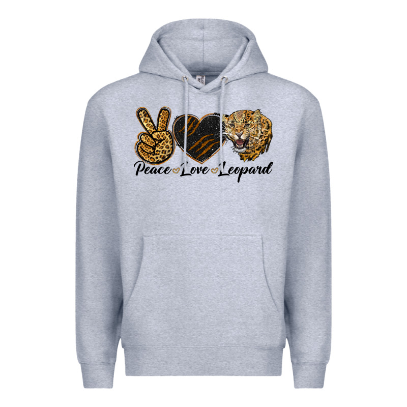 Peace Love Lion Head Premium Hoodie by LillyAllenDesigns | Teevron